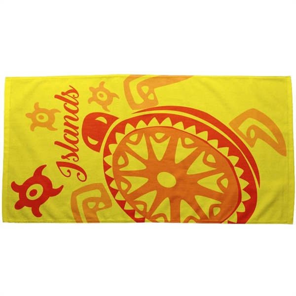 Team Bench Towel, full color printed, 360gsm poly velour material, Measures:... from ASI 67557 LimeLight Ent