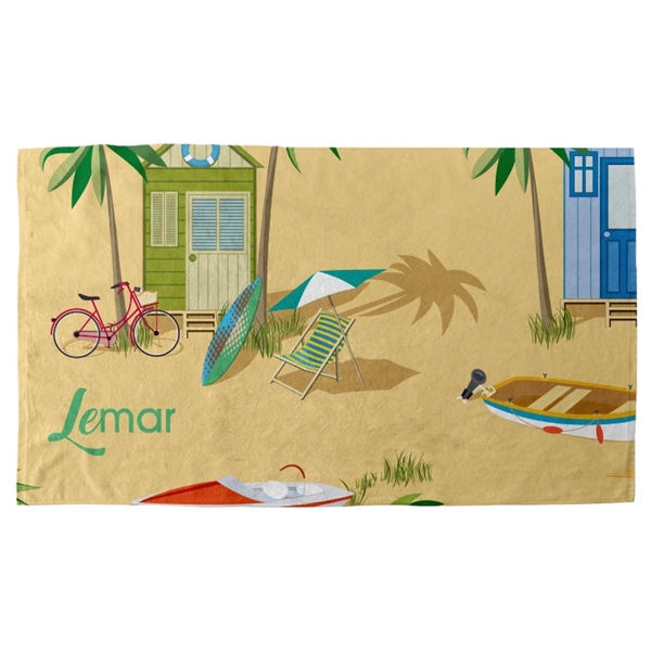 Super Size Luxury Beach Towel, Measures 35"H x 70"W, custom full... from ASI 67557 LimeLight Ent
