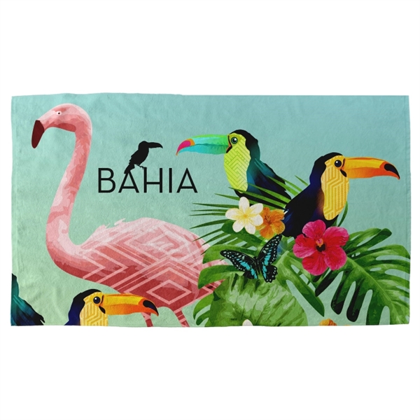 Super Size Luxury Beach Towel, Measures 35"H x 70"W, custom full... from ASI 67557 LimeLight Ent