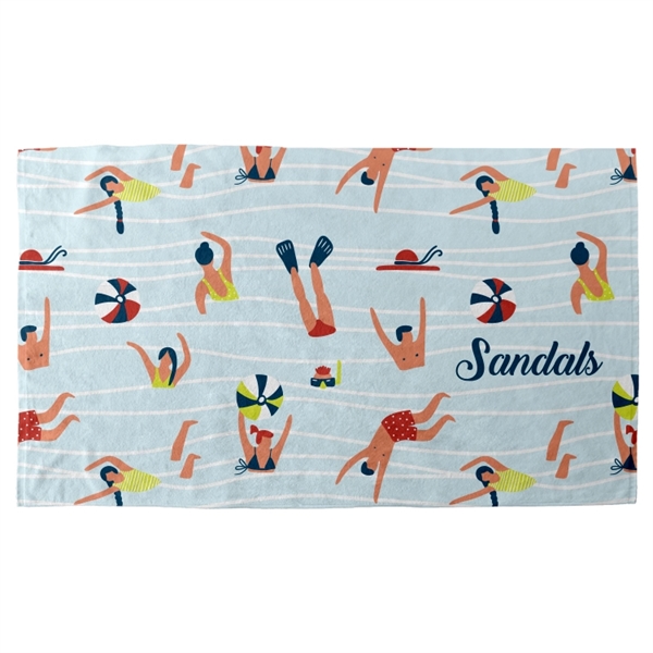 Super Size Luxury Beach Towel, Measures 35"H x 70"W, custom full... from ASI 67557 LimeLight Ent