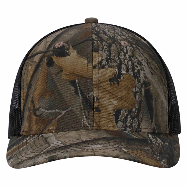 High profile, structured 6 panel trucker mesh cap.... from ASI 80129 Quake City Caps