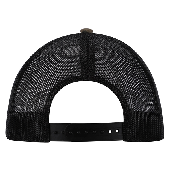 High profile, structured 6 panel trucker mesh cap.... from ASI 80129 Quake City Caps