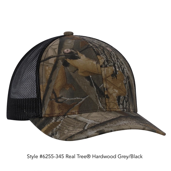 High profile, structured 6 panel trucker mesh cap.... from ASI 80129 Quake City Caps