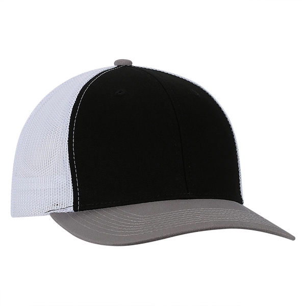 6-panel high profile structured chino twill cap.... from ASI 80129 Quake City Caps