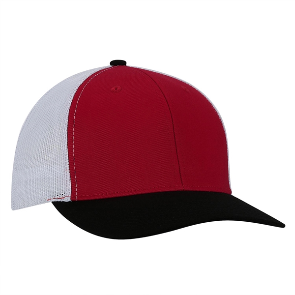 6-panel high profile structured chino twill cap.... from ASI 80129 Quake City Caps