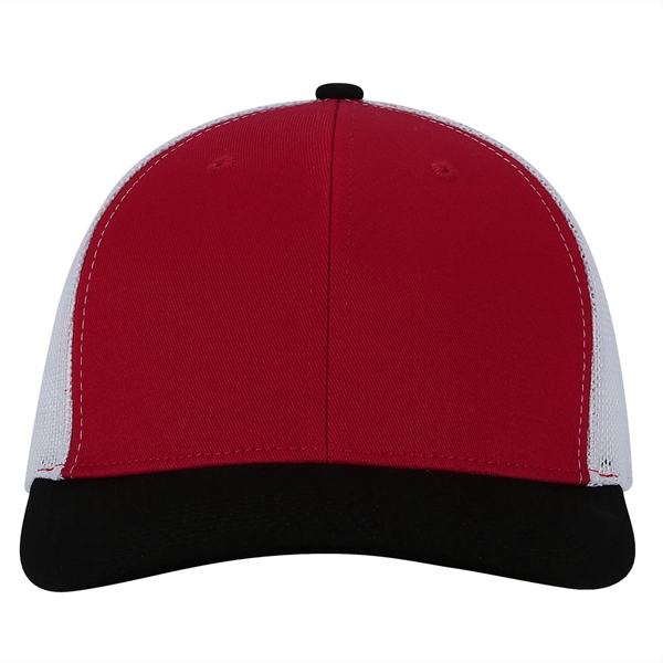 6-panel high profile structured chino twill cap.... from ASI 80129 Quake City Caps