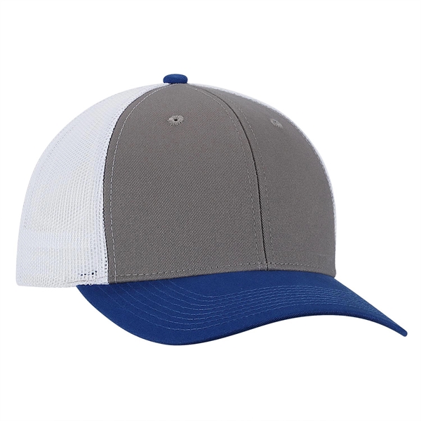 6-panel high profile structured chino twill cap.... from ASI 80129 Quake City Caps