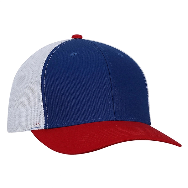 6-panel high profile structured chino twill cap.... from ASI 80129 Quake City Caps