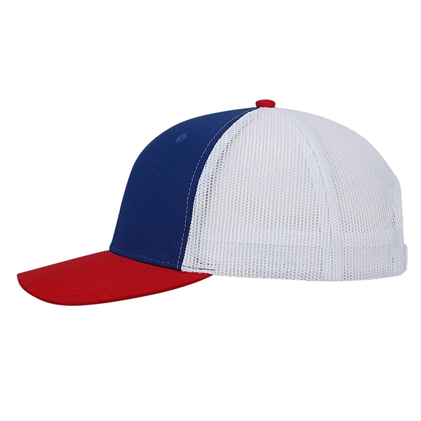 6-panel high profile structured chino twill cap.... from ASI 80129 Quake City Caps