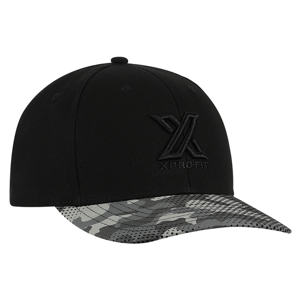 6-panel high profile structured chino twill cap.... from ASI 80129 Quake City Caps