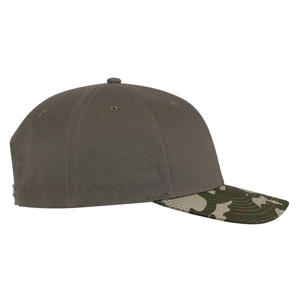 6-panel high profile structured chino twill cap.... from ASI 80129 Quake City Caps