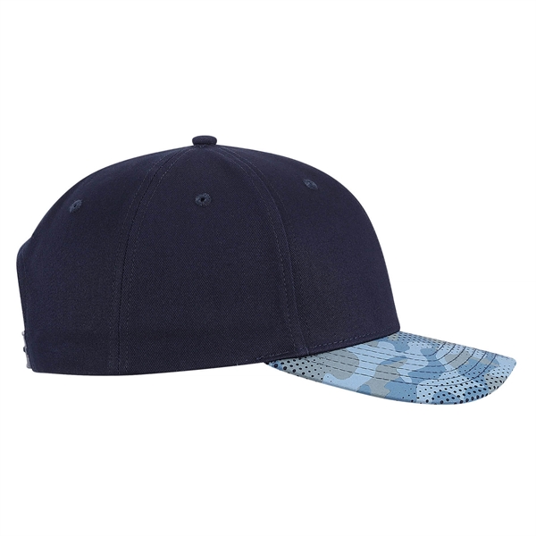 6-panel high profile structured chino twill cap.... from ASI 80129 Quake City Caps