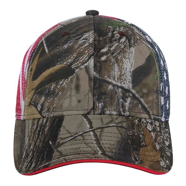 Low profile, structured 6 panel trucker mesh cap.... from ASI 80129 Quake City Caps