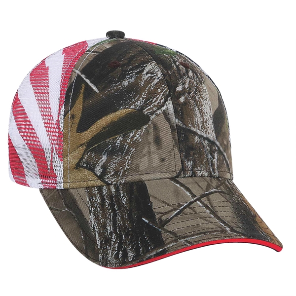 Low profile, structured 6 panel trucker mesh cap.... from ASI 80129 Quake City Caps