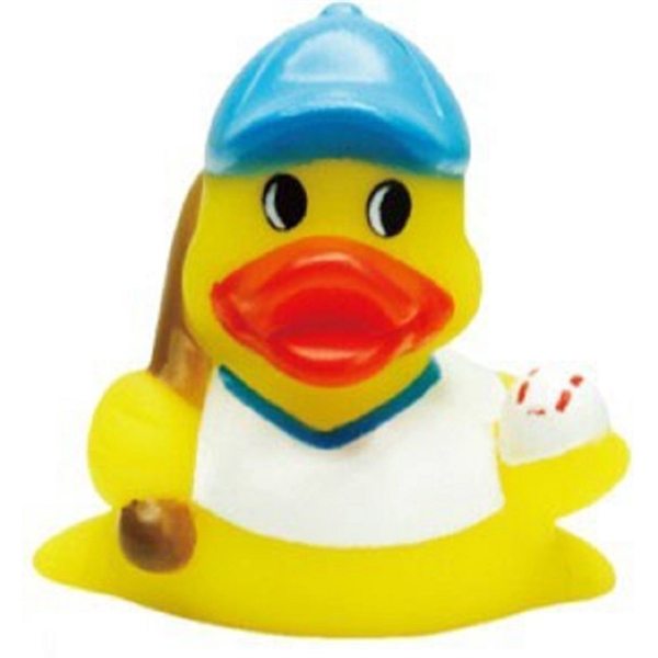Mini squeaking rubber duck toys, balanced for floating.... from ASI 31977 Adline Industries Inc