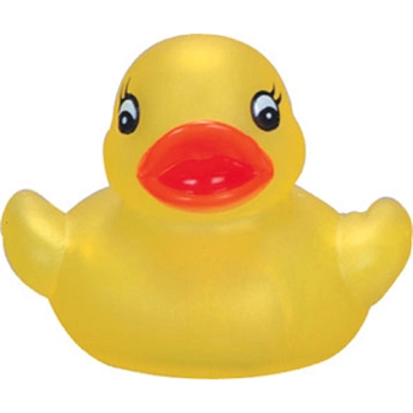 Mini squeaking rubber duck toys, balanced for floating.... from ASI 31977 Adline Industries Inc