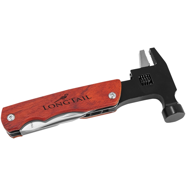 6 3/4" Hammer Multi-Tool with Wood Handle/Pouch... from ASI 72657 Active Life Promo / Ingrain
