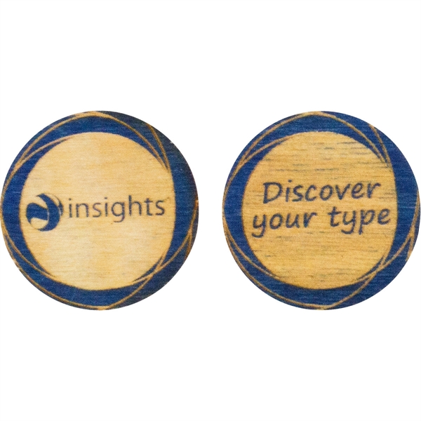 One sided wood poker chips.... from ASI 61966 HPG / BCG Creations