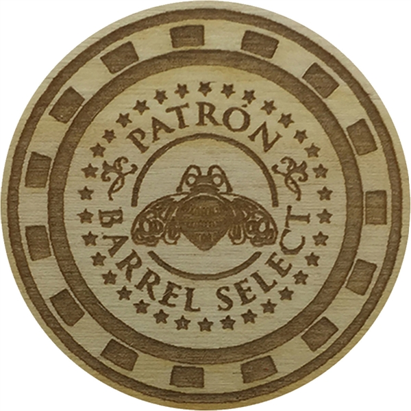 One sided wood poker chips.... from ASI 61966 HPG / BCG Creations