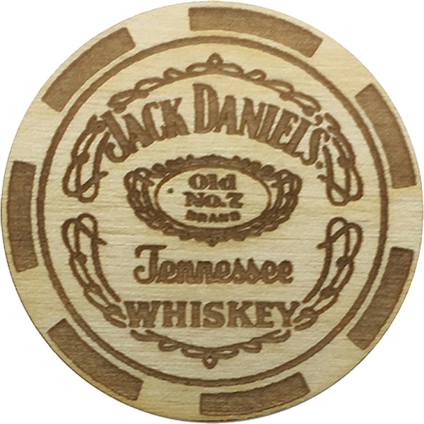 One sided wood poker chips.... from ASI 61966 HPG / BCG Creations