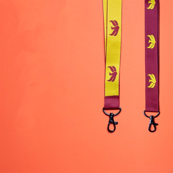 1/2", 3/4" or 1" Woven Lanyards allows you to choose the... from ASI 61966 HPG / BCG Creations HPG Gold