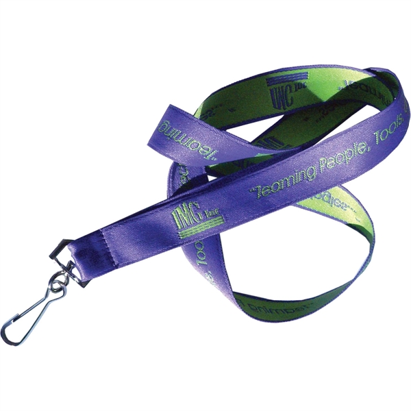 1/2", 3/4" or 1" Woven Lanyards allows you to choose the... from ASI 61966 HPG / BCG Creations HPG Gold