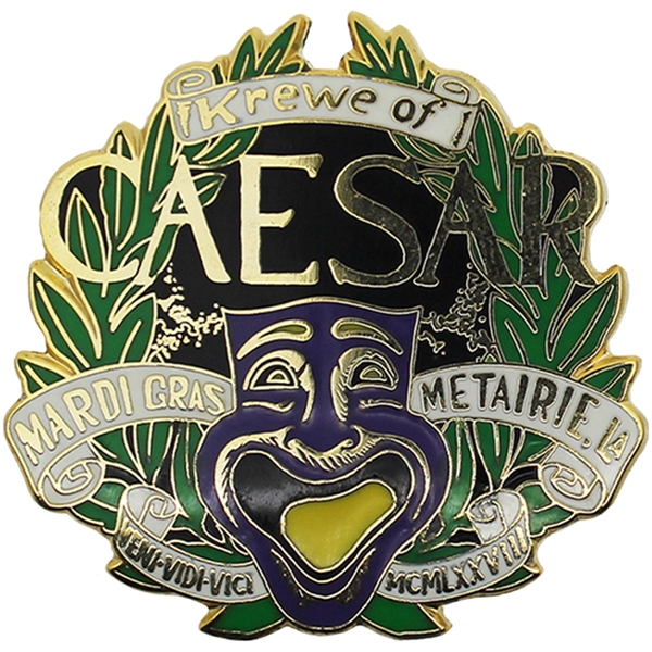 Custom shape epola lapel pins... from ASI 61966 HPG / BCG Creations HPG Gold