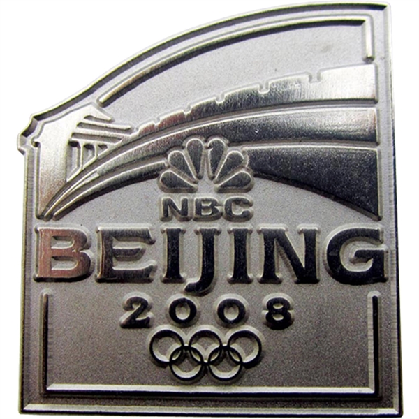 Die struck metal lapel pin that's sandblasted copper and brass.... from ASI 61966 HPG / BCG Creations HPG Gold