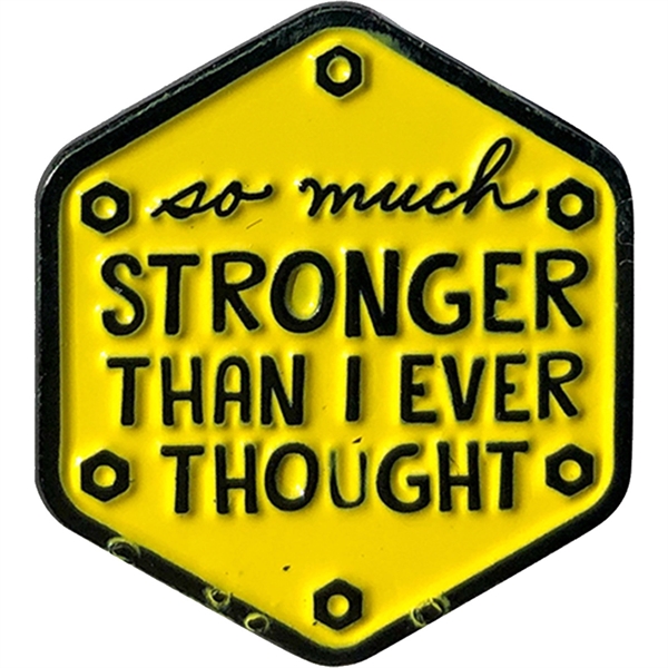 Custom shape die struck soft enamel lapel pin.... from ASI 61966 HPG / BCG Creations HPG Gold