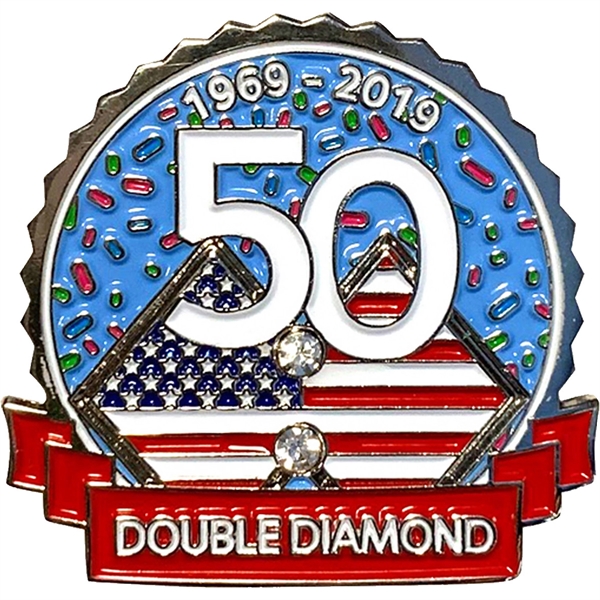 Custom shape die struck soft enamel lapel pin.... from ASI 61966 HPG / BCG Creations HPG Gold