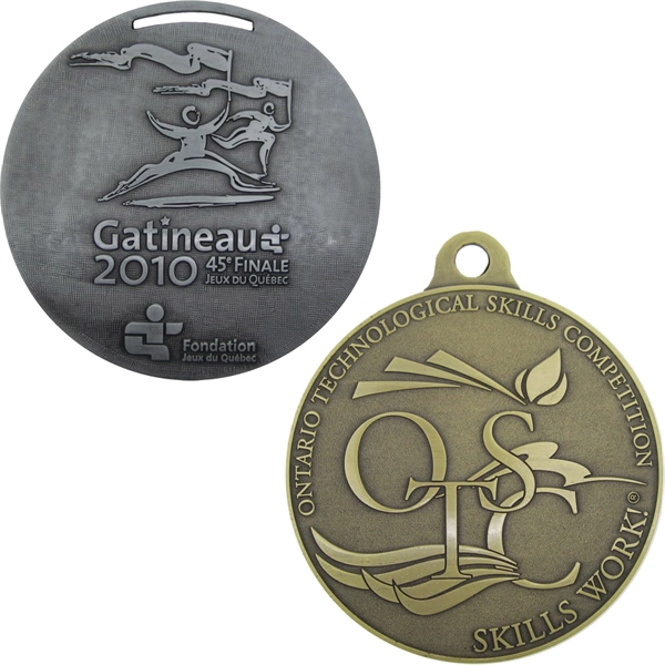 Custom shape die struck antiqued medals.... from ASI 61966 HPG / BCG Creations HPG Gold