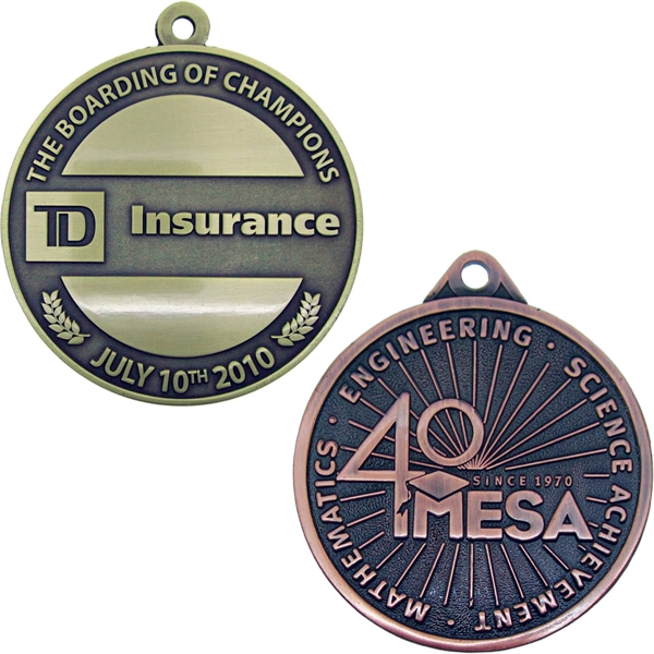 Custom shape die struck antiqued medals.... from ASI 61966 HPG / BCG Creations HPG Gold