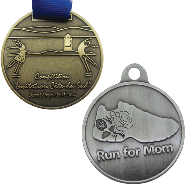 Custom shape die struck antiqued medals.... from ASI 61966 HPG / BCG Creations HPG Gold