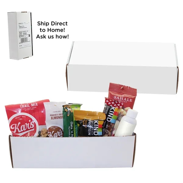 Small Mailer Box With Retail Packaged Candy... from ASI 71685 Midnite Snax®