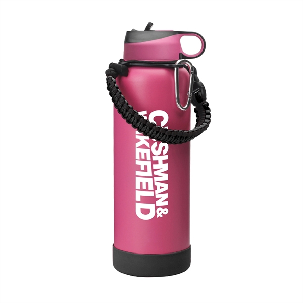 Paracord handle carrier, Silicone no-leak straw lid, silicone anti-slip anti-dent sleeve,... from ASI 39820 Opusline (Benmex)