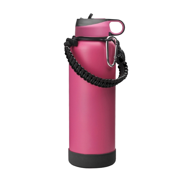 Paracord handle carrier, Silicone no-leak straw lid, silicone anti-slip anti-dent sleeve,... from ASI 39820 Opusline (Benmex)