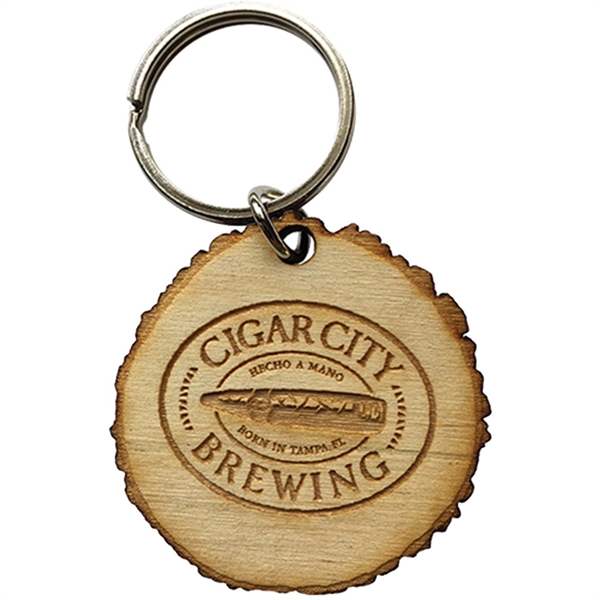 Log Keychains raise your brand's green profile with something that any... from ASI 61966 HPG / BCG Creations