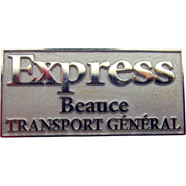 Die struck metal lapel pin that's sandblasted copper and brass.... from ASI 61966 HPG / BCG Creations HPG Gold