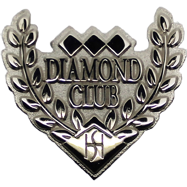 Die struck metal lapel pin that's sandblasted copper and brass.... from ASI 61966 HPG / BCG Creations HPG Gold