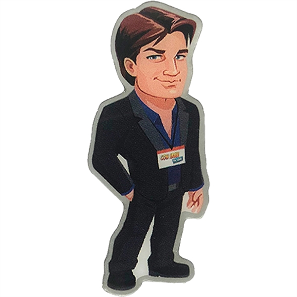 Custom shape offset print lapel pin.... from ASI 61966 HPG / BCG Creations