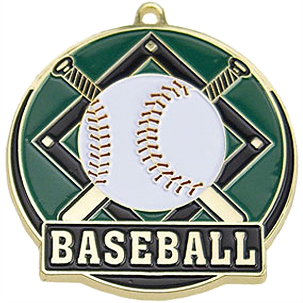 Stock Gold Enamel Sports Medals... from ASI 61966 HPG / BCG Creations HPG Gold