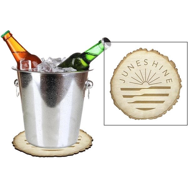 Bring a rustic touch to any location with wood bucket coasters!... from ASI 61966 HPG / BCG Creations HPG Gold