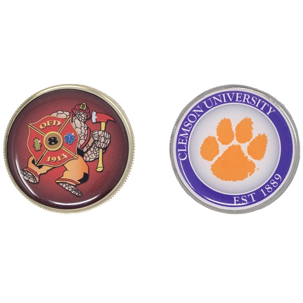 Brilliantly bright graphics under a durable dome makes these coins stand... from ASI 61966 HPG / BCG Creations HPG Gold