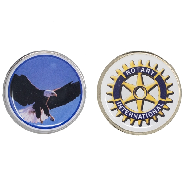 Brilliantly bright graphics under a durable dome makes these coins stand... from ASI 61966 HPG / BCG Creations HPG Gold