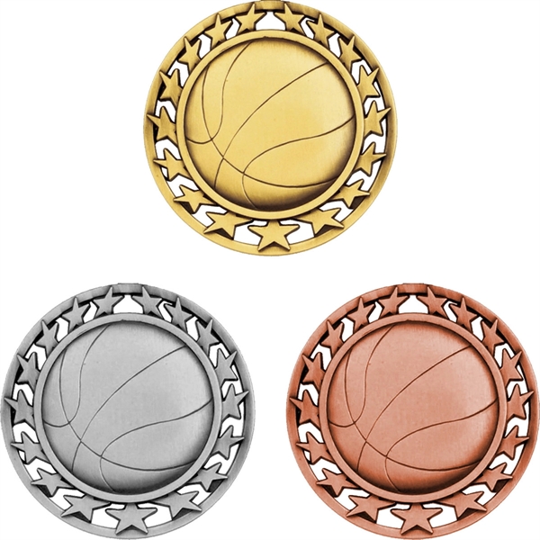 Featuring an antiqued finish, these medals will proclaim the success of... from ASI 61966 HPG / BCG Creations HPG Gold