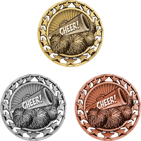 Featuring an antiqued finish, these medals will proclaim the success of... from ASI 61966 HPG / BCG Creations HPG Gold