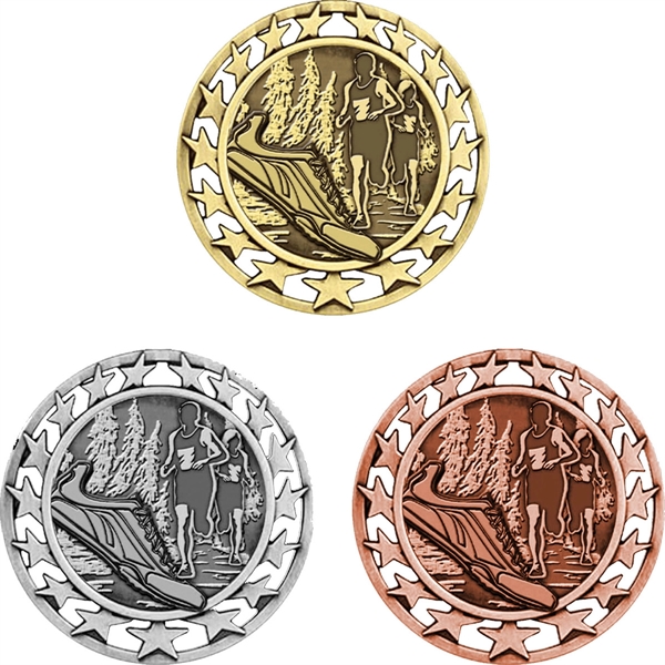 Featuring an antiqued finish, these medals will proclaim the success of... from ASI 61966 HPG / BCG Creations HPG Gold
