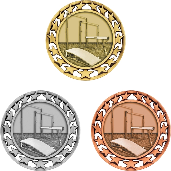 Featuring an antiqued finish, these medals will proclaim the success of... from ASI 61966 HPG / BCG Creations HPG Gold
