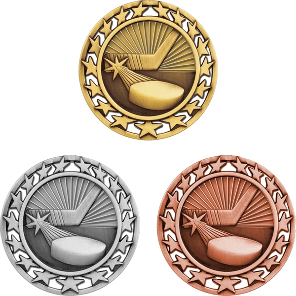 Featuring an antiqued finish, these medals will proclaim the success of... from ASI 61966 HPG / BCG Creations HPG Gold