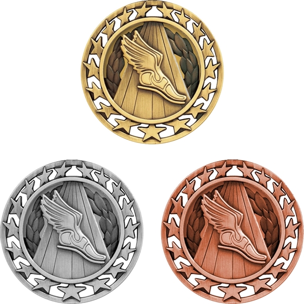 Featuring an antiqued finish, these medals will proclaim the success of... from ASI 61966 HPG / BCG Creations HPG Gold